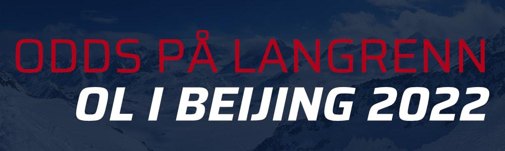 Odds på langrenn, vinter-OL i Beijing 2022